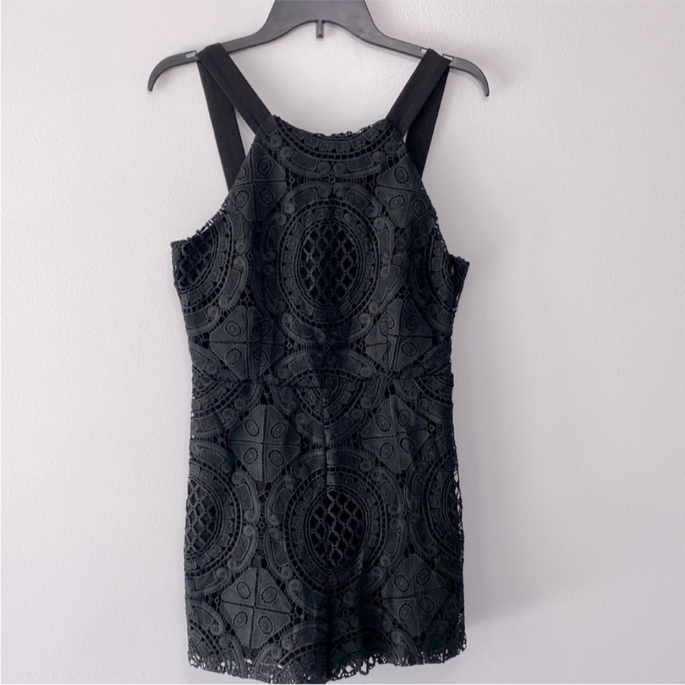 Adelyn Rae Black Romper